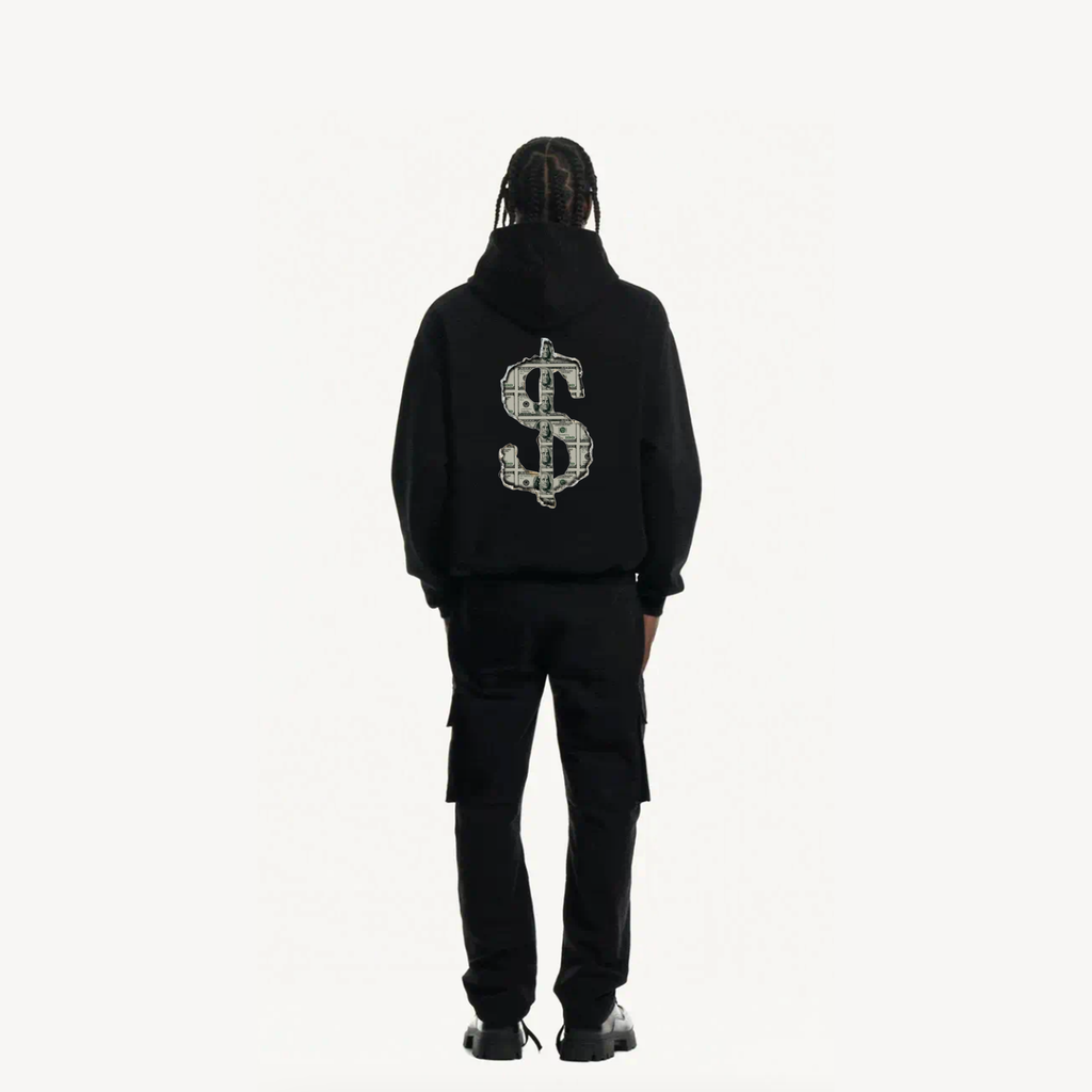 Dollars Black Hoodie - A.1.8