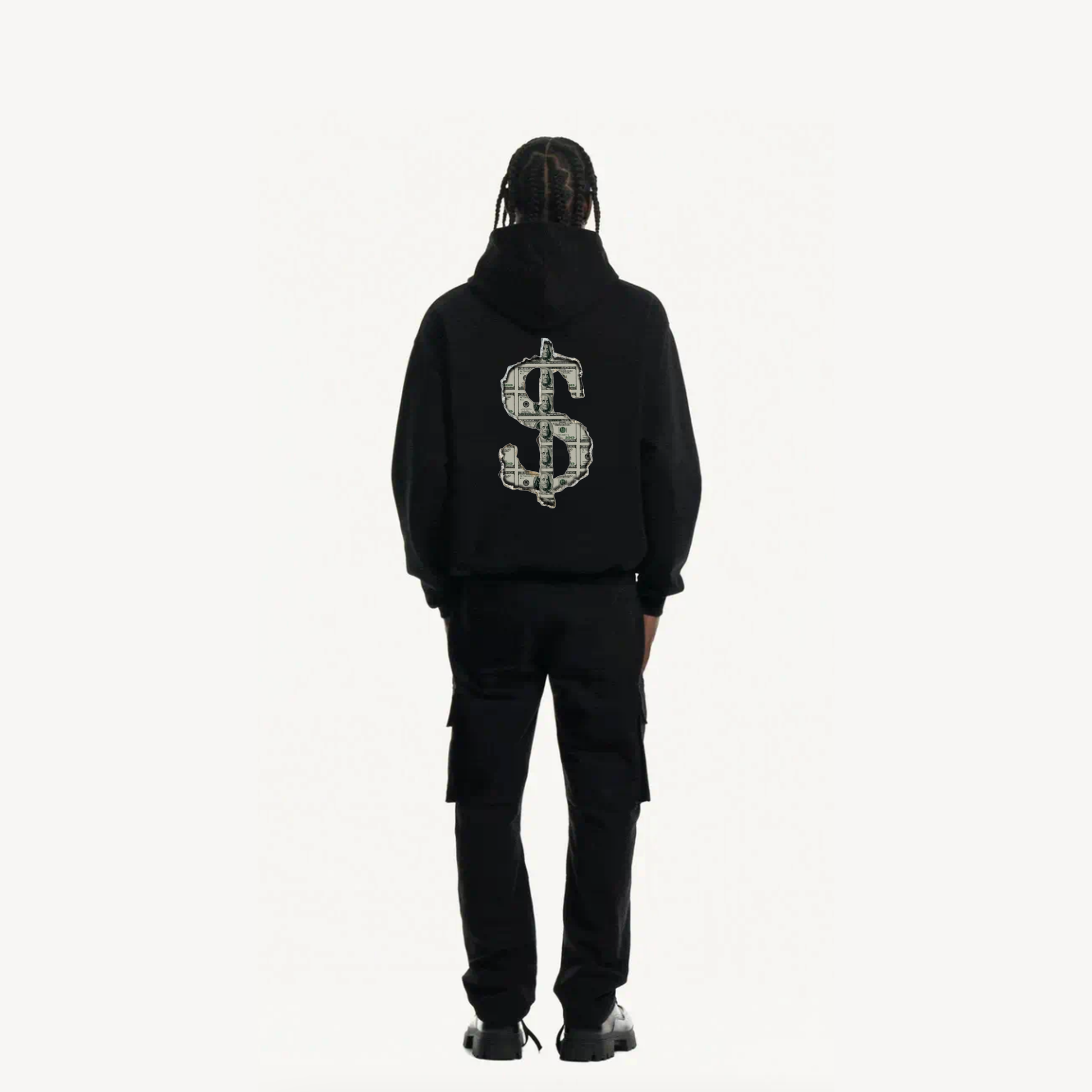 Dollars Black Hoodie - A.1.8