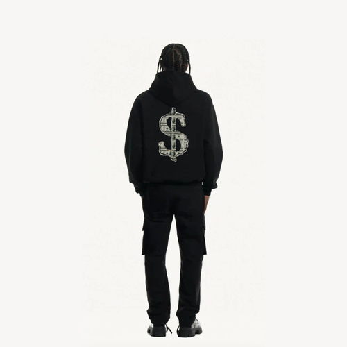 Dollars Black Hoodie - A.1.8